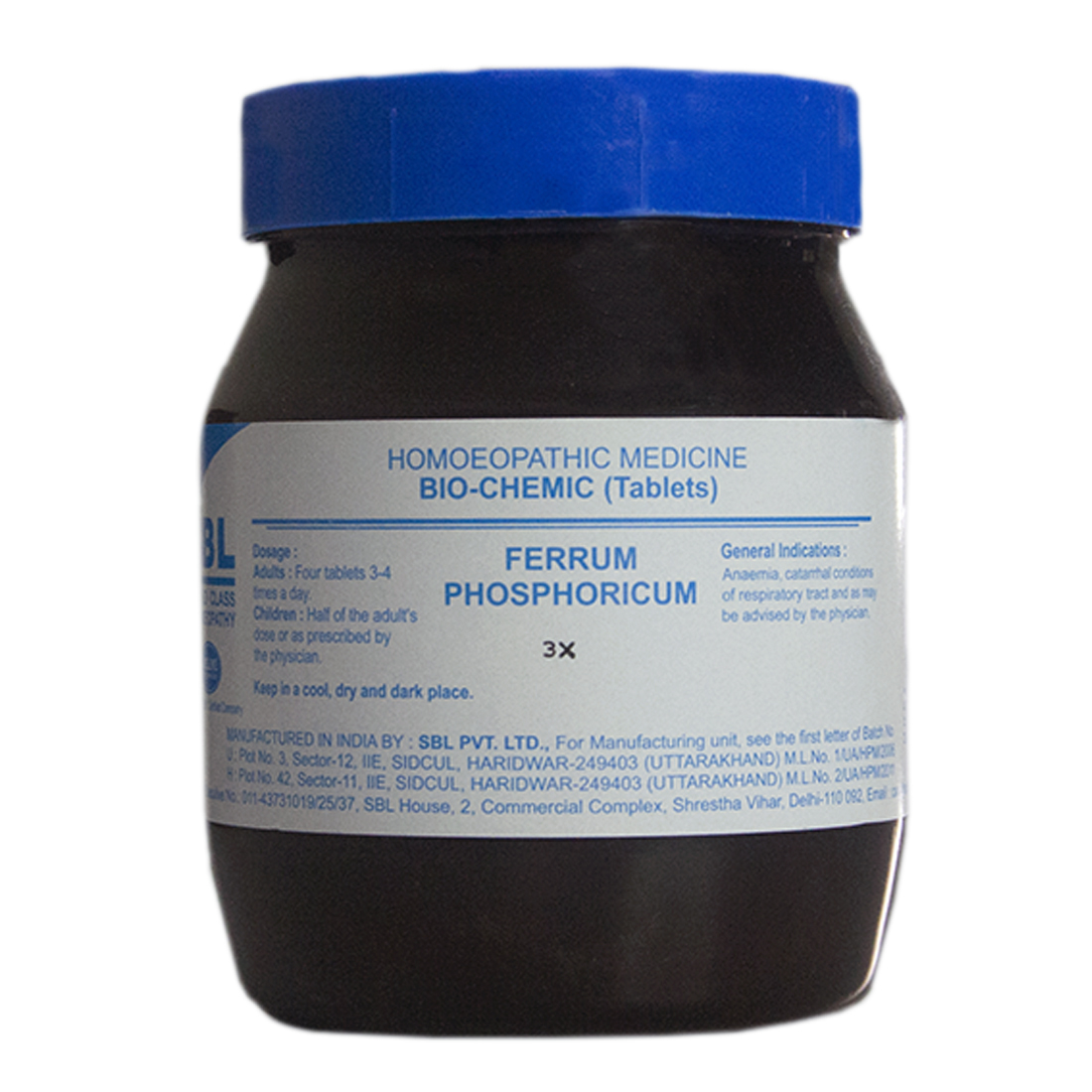 Ferrum Phosphoricum3x Bottle of 25 GM