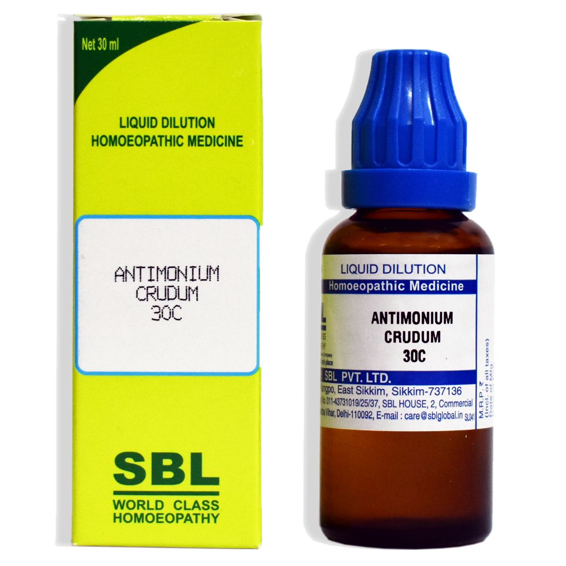 ANTIMONIUM CRUDUM - SBL HOMEOPATHY