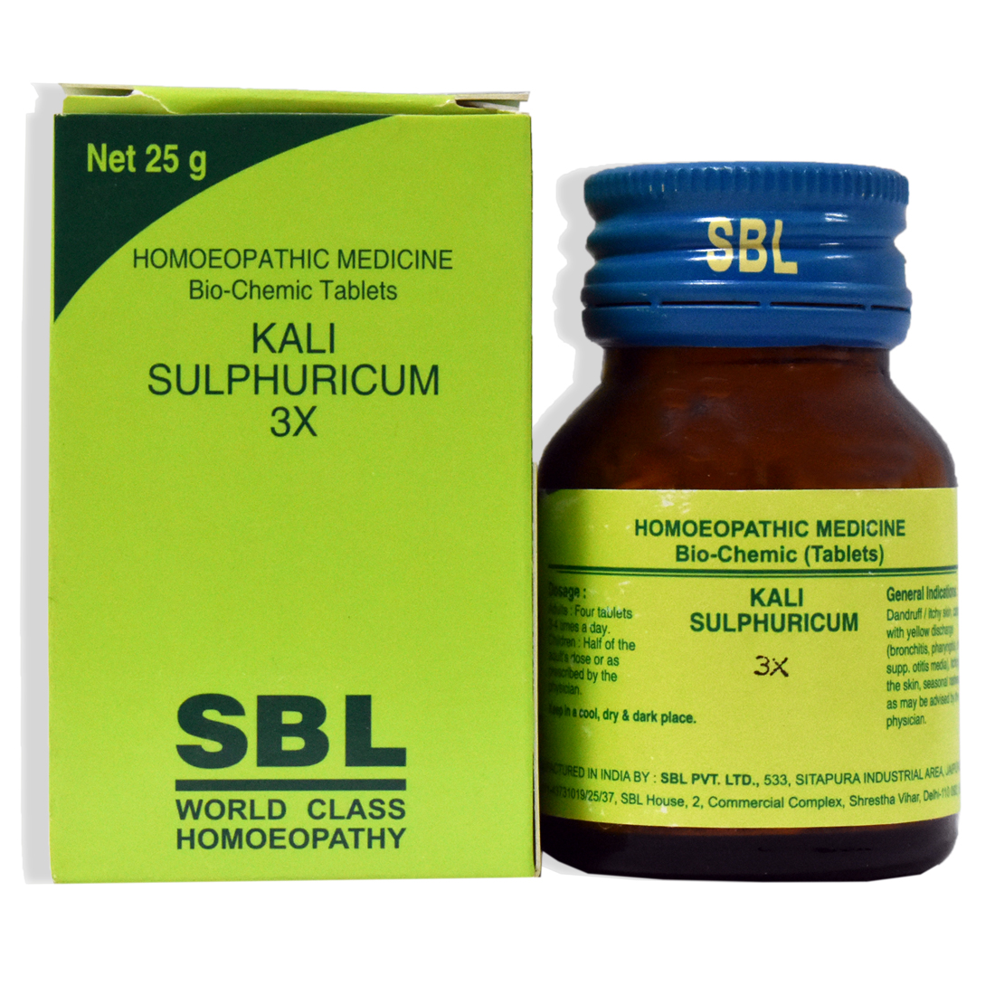 Kali Sulphuricum3X Bottle of 25 GM
