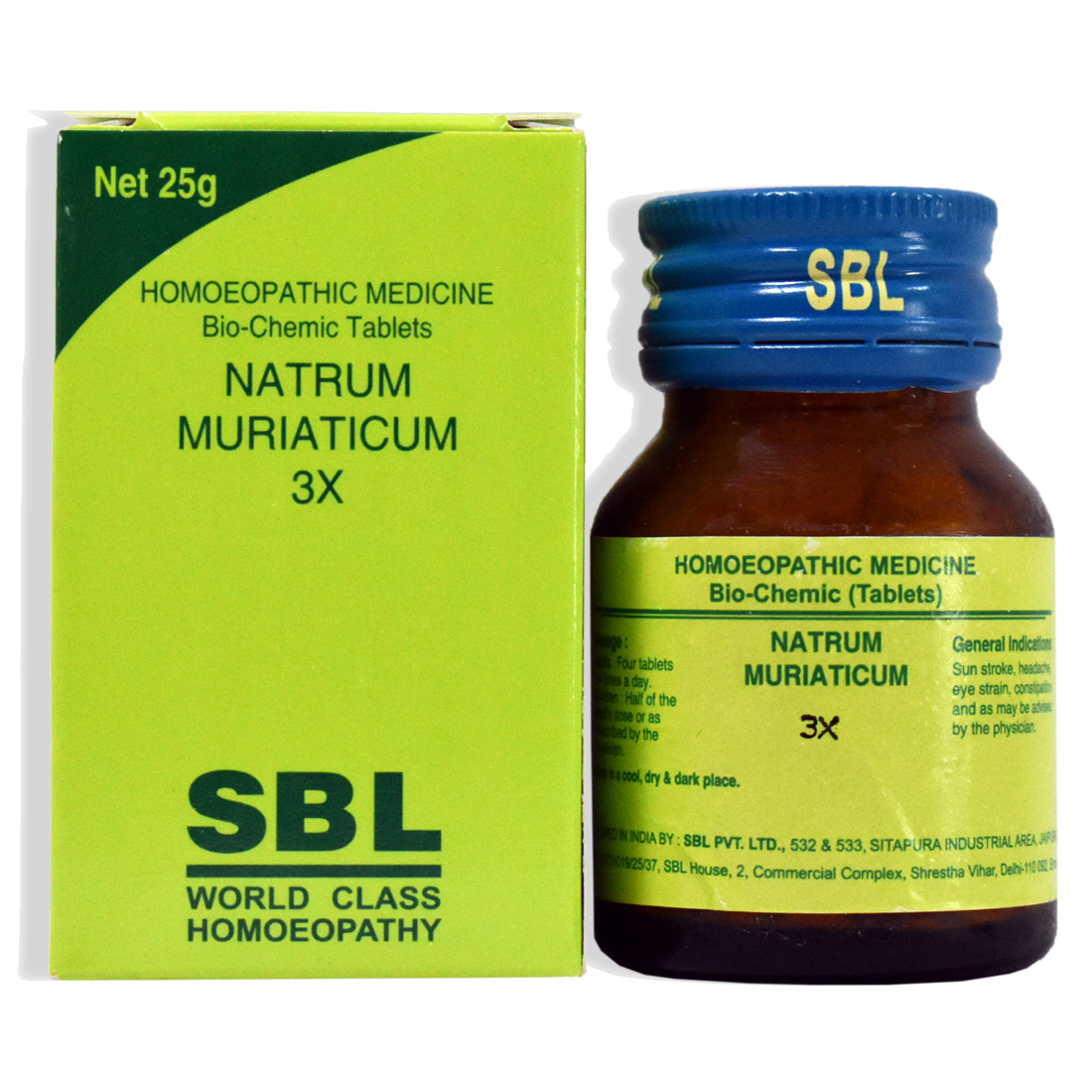 Natrum Muriaticum3X Bottle of 25 GM