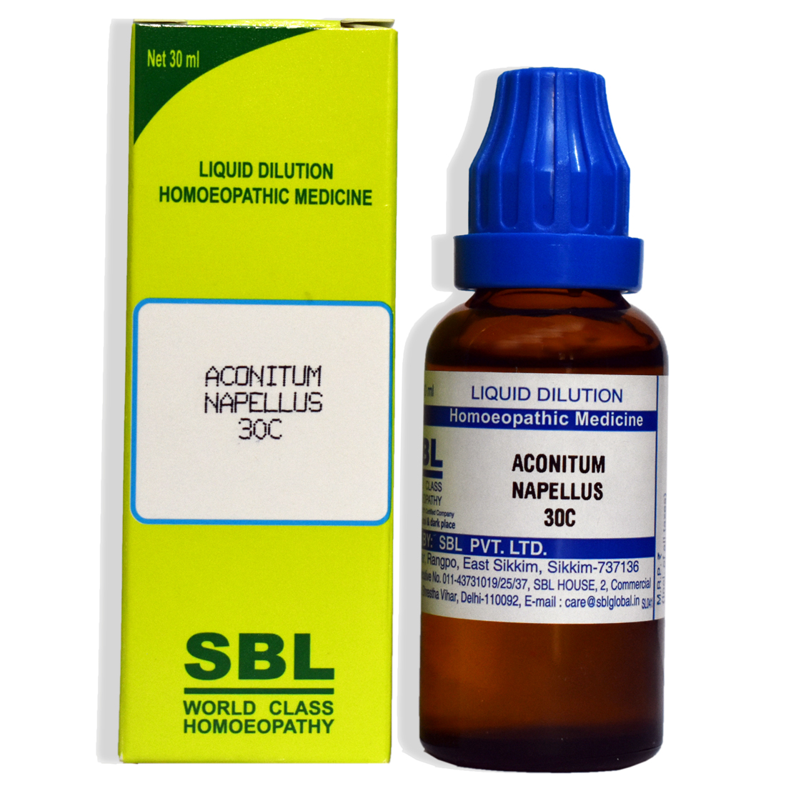 ACONITUM NAPELLUS 3C Bottle of 30 ML