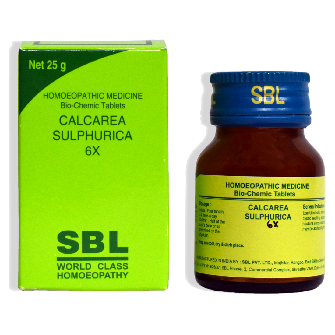 Calcarea Sulphuricum6X Bottle of 25 GM