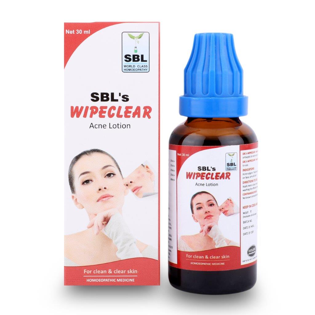 SBL Wipe Clear Acne Lotion Bottle of 30 ML
