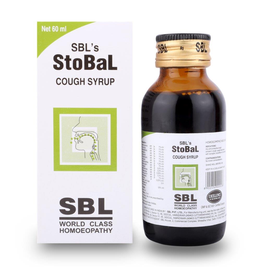 SBL Stobal Cough Syrup Bottle of 60 ML