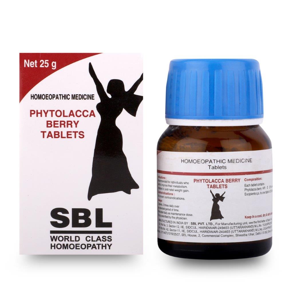 Phytolacca Berry Tablets Bottle of 25 GM